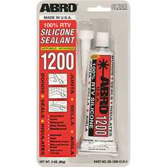 Силиконовый герметик ABRO 1200, прозрачный, 85г SS-1200-CLR-3