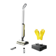 Аппарат для влажной уборки пола Karcher FC 7 Cordless 1.055-701 + латексные перчатки