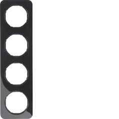 Рамка Berker 10142145 четырехместная R.1