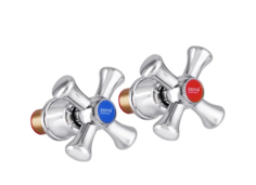 Комплект маховиков с кранбуксами 1/2 для смесителя, ZERIX SET-827