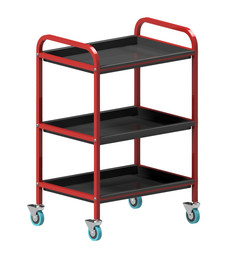 Тележка инструментальная 3 полки Telejkoff TT-03-RED No Brand