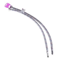 Подводка гибкая для смесителя FRESSO 1/2", М10х35мм, штуцер-гайка, 50см, 2шт