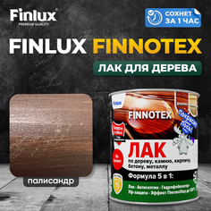 Лак акриловый Finlux F-973 FINNOTEX для дерева декоративный полуглянцевый, палисандр