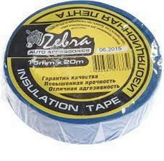 Изолента 1520 Zebra Синяя Зебра 08735