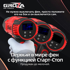 Интеллектуальный промышленный фен Groza iHG-650 QField Гроза
