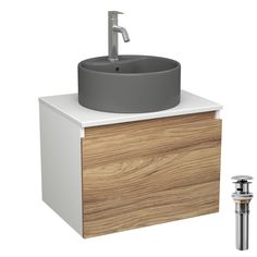 Комплект:тумба Bau Dream Blackwood 60,раковина BAU Element,смеситель Hotel Dream,выпуск Bauedge