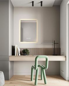 Зеркало для ванной Qwerty 60*40 вертикальное с часами с тёплой LED-подсветкой No Brand