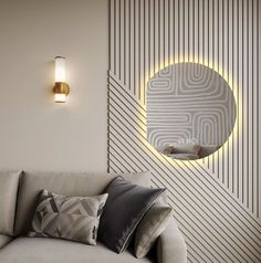 Зеркало для ванной с часами Eclipse 70x60 с левым срезом с LED-подсветкой,E/l/70-60/3kчасы No Brand