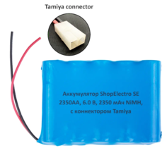 Аккумуляторная батарея SE2350 АА 6 В 2350 мАч NiMH для игрушки, разъём Tamiya 11739