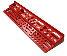 Полка для инструмента Дельта 605 х 150 х 70 мм красная 50080Ц Delta