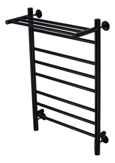 Полотенцесушитель электрический Comfysan Luce EC-8 800х400мм с полкой, черный
