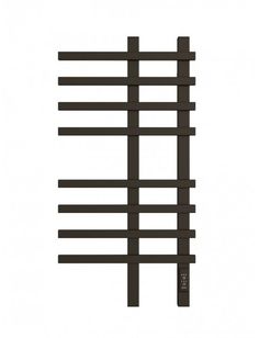 Полотенцесушитель ДВИН LX plaza neo 60/50 электрический квадрат чёрный матовый