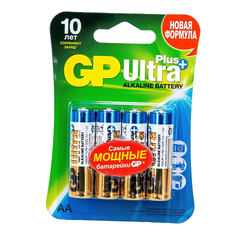 Элемент питания GP 15AU-2CR4 Ultra (блистер 4 шт.) AA (батарейка) Ultra Alkaline