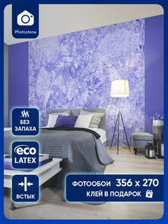 Фотообои Photostena Имитация фиолетового мрамора 3,56x2,7 м