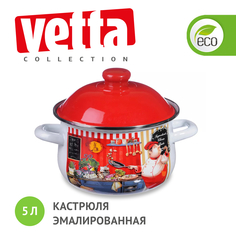 Кастрюля Vetta 5 л черный