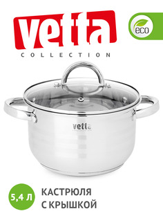 Кастрюля Vetta 5,4 л серебристый