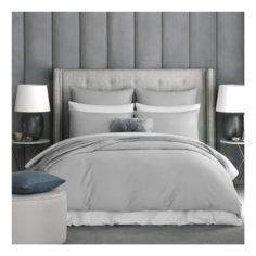 Комплект постельного белья Togas Авари евро кинг сайз хлопок серый