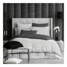 Комплект постельного белья Togas Бейкер кинг сайз хлопок черный