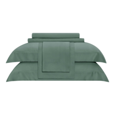 Комплект постельного белья Togas Сенса зеленый Кинг сайз