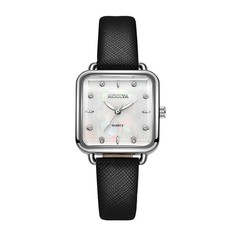 Часы наручные женские, 2.8 х 2.8 см, черный ремешок No Brand