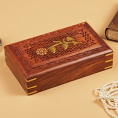 Шкатулка резная No Brand