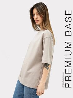 Футболка женская в коричневом цвете Mark Formelle