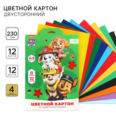 Набор цветного картона PAW Patrol