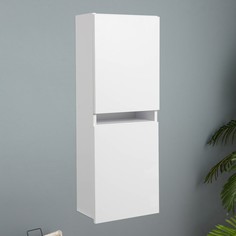 Шкаф для ванной комнаты, белый, 94 х 35 х 20 см No Brand