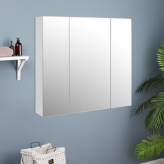 Зеркало-шкаф для ванной комнаты, 75 х 15 х 70 см No Brand