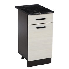 Шкаф напольный мальва, н400-1я, 400х450х850, венге/лоредо No Brand
