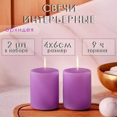 Набор свечей-цилиндров ароматических Богатство Аромата