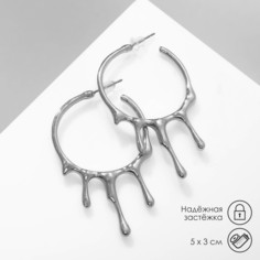 Серьги металл Queen Fair