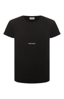 Хлопковая футболка Saint Laurent