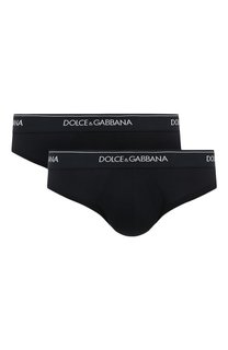 Комплект из двух хлопковых брифов Dolce & Gabbana