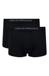 Комплект из двух хлопковых боксеров Emporio Armani