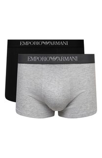 Комплект из двух хлопковых боксеров Emporio Armani