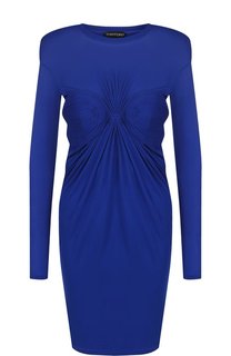 Однотонное платье-футляр с драпировкой Tom Ford