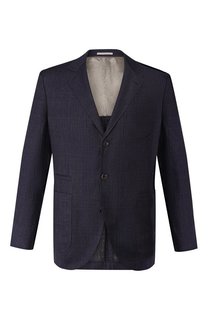 Пиджак из смеси льна и шерсти Brunello Cucinelli