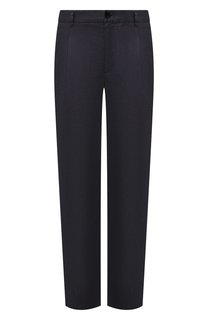 Брюки из смеси льна и хлопка Giorgio Armani
