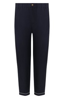 Брюки из смеси вискозы и льна Giorgio Armani