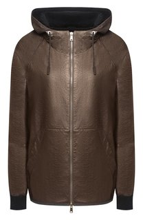 Кожаная куртка Brunello Cucinelli