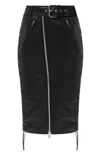Кожаная юбка Balenciaga