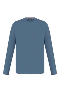 Лонгслив из шелка и хлопка Loro Piana