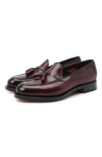 Кожаные лоферы Santoni