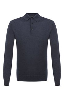 Поло из кашемира и шелка Zegna