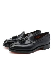 Кожаные лоферы Santoni