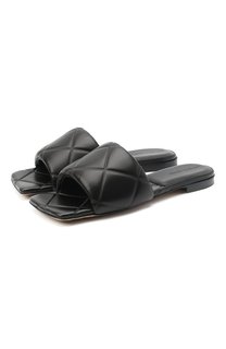 Кожаные шлепанцы BV Rubber Lido Bottega Veneta