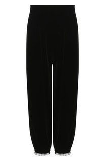 Брюки из вискозы и шелка Giorgio Armani