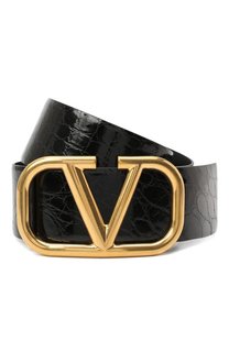 Ремень из кожи аллигатора VLogo Signature Valentino