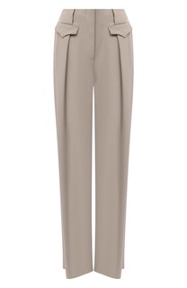Брюки из вискозы и шелка Giorgio Armani